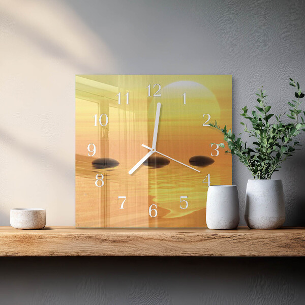 Orologio quadrato Acqua Sole