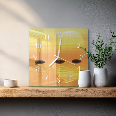 Orologio quadrato Acqua Sole