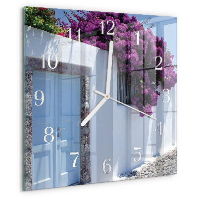 Orologio quadrato Fiori per la casa