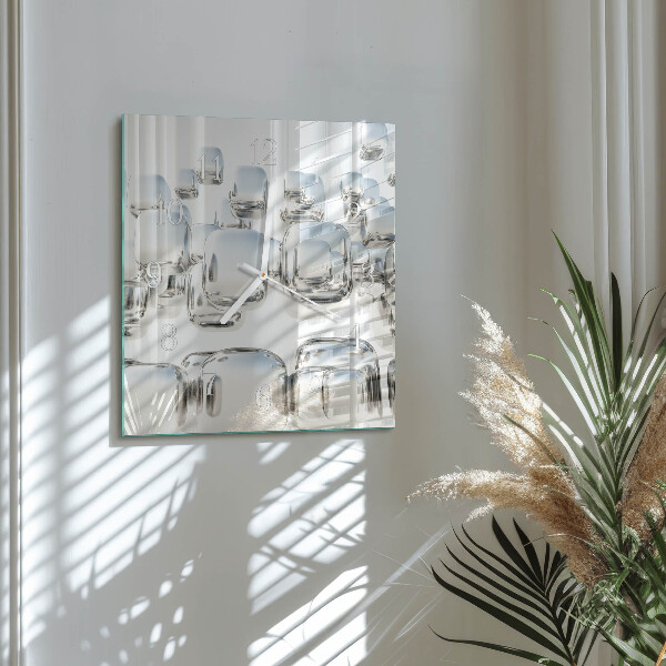 Orologio quadrato cubo 3D