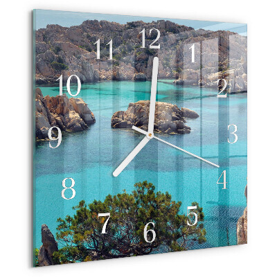Orologio quadrato Paesaggio marino