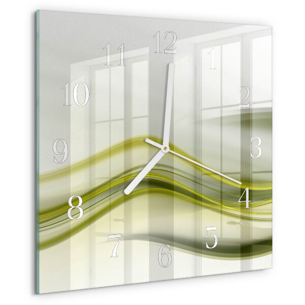 Orologio quadrato Linee astratte