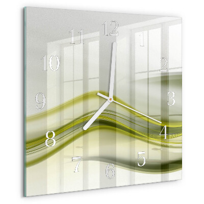 Orologio quadrato Linee astratte