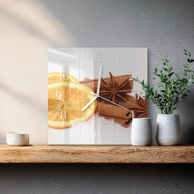 Orologio quadrato Limone e vaniglia