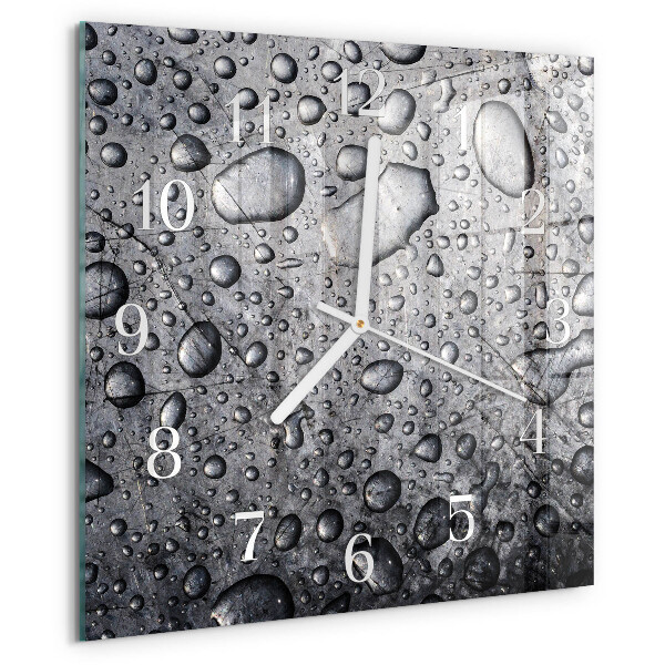 Orologio quadrato Gocce