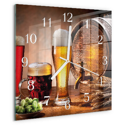 Orologio quadrato Barile di birra