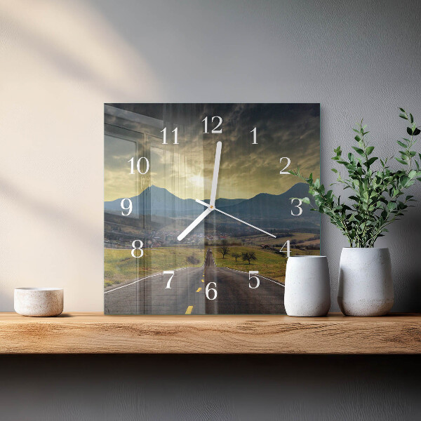 Orologio quadrato Sentiero delle Montagne