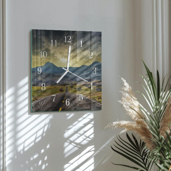 Orologio quadrato Sentiero delle Montagne