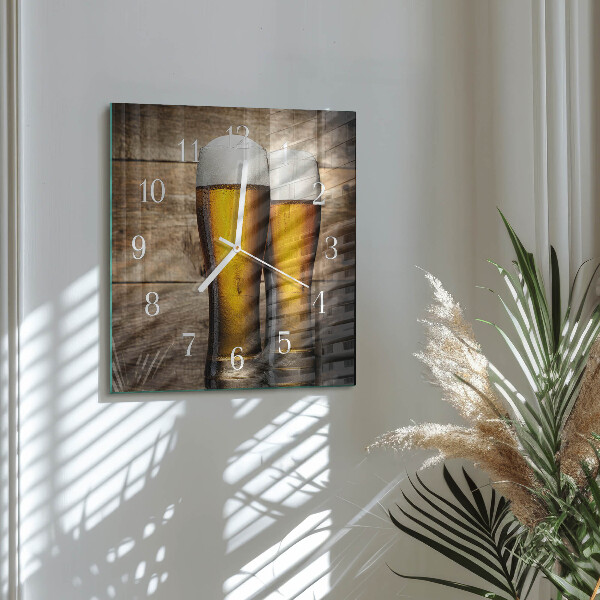 Orologio quadrato Birra