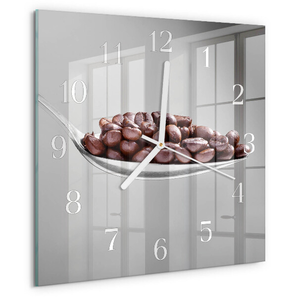 Orologio quadrato Un cucchiaio di caffè