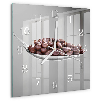 Orologio quadrato Un cucchiaio di caffè
