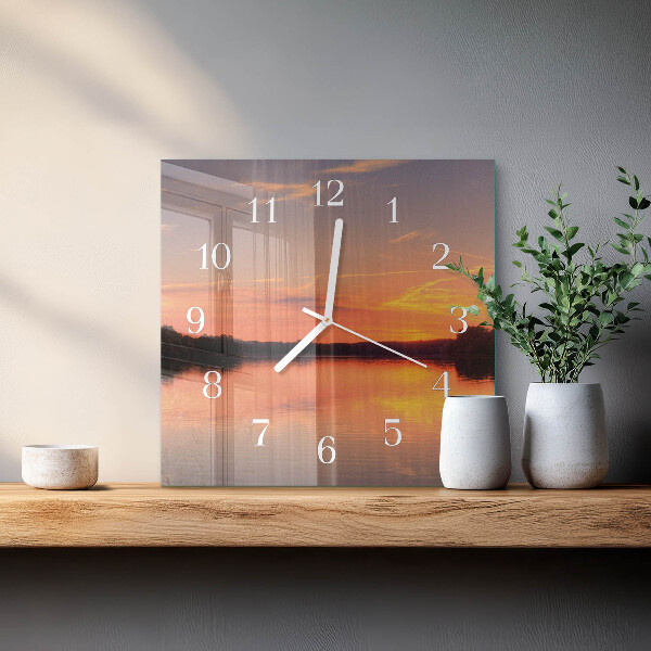 Orologio quadrato Tramonto