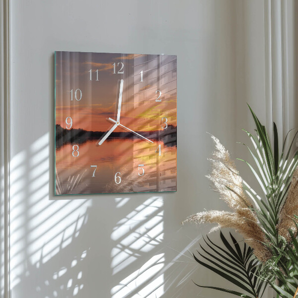 Orologio quadrato Tramonto