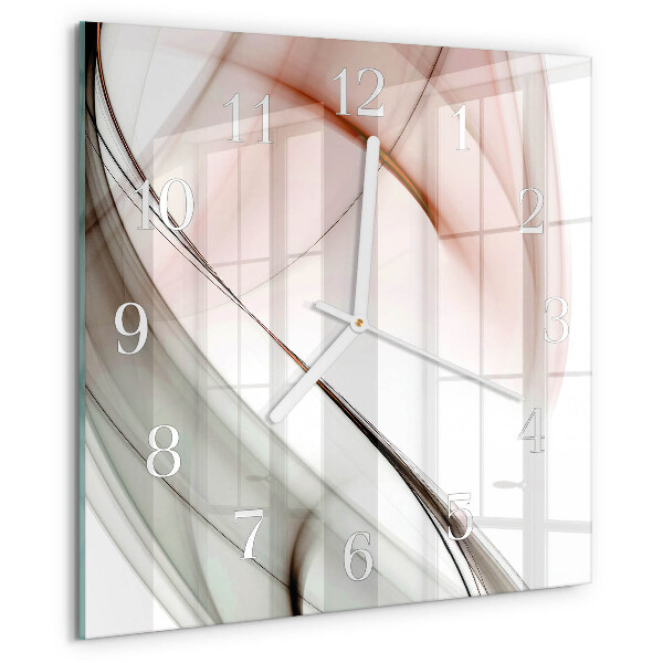 Orologio quadrato Astrazione