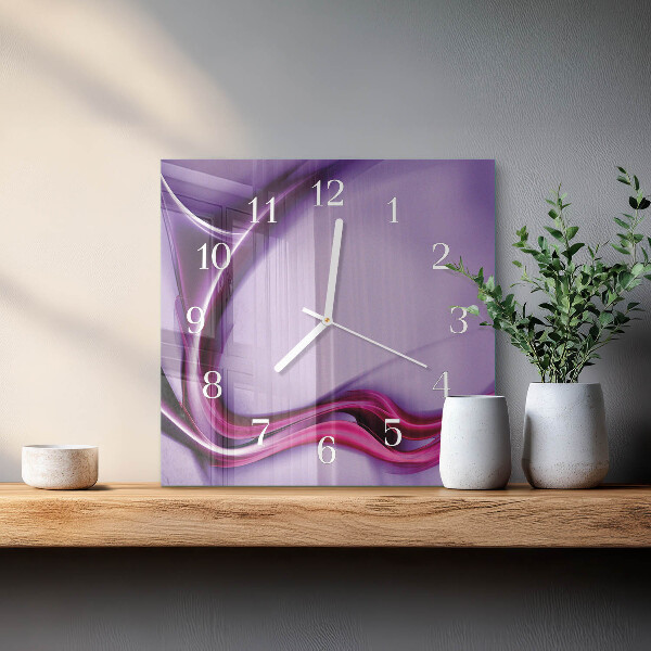 Orologio quadrato Astrazione