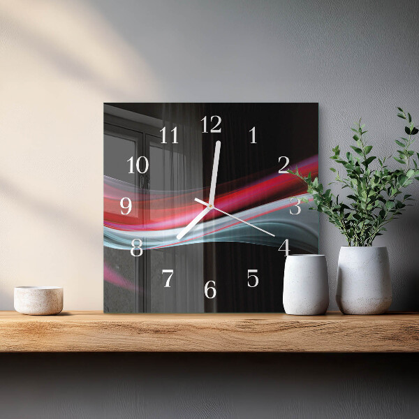 Orologio quadrato Astrazione