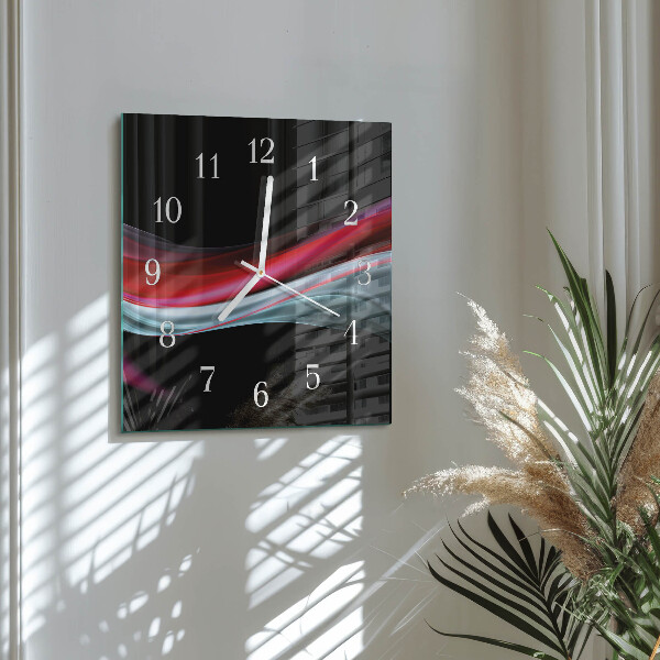 Orologio quadrato Astrazione