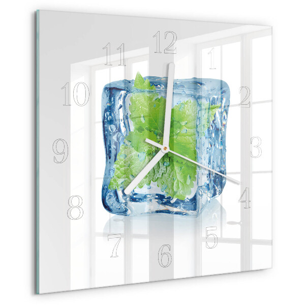 Orologio quadrato Menta ghiacciata