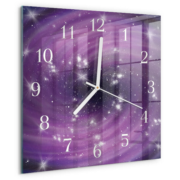 Orologio quadrato Astrazione