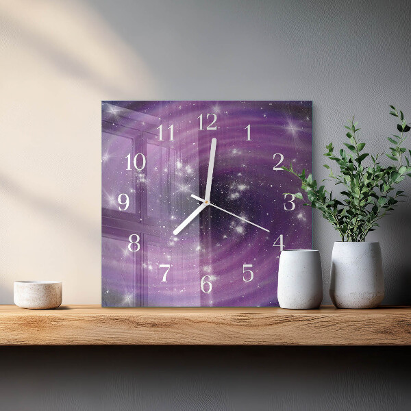 Orologio quadrato Astrazione