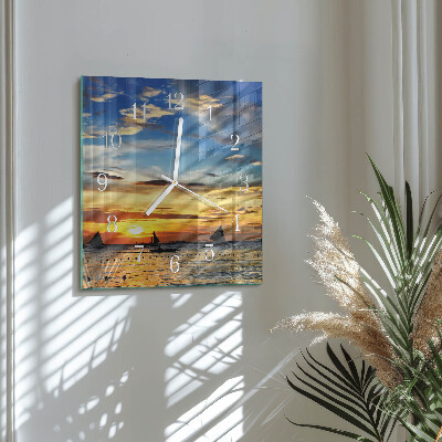 Orologio quadrato Tramonto