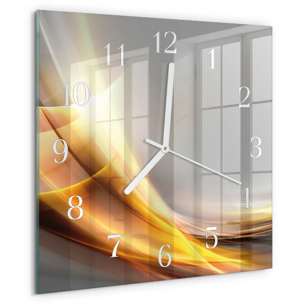 Orologio quadrato Astrazione