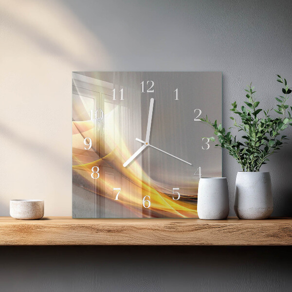 Orologio quadrato Astrazione