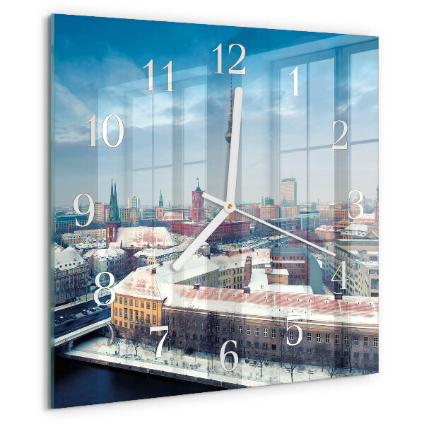 Orologio quadrato Città invernale