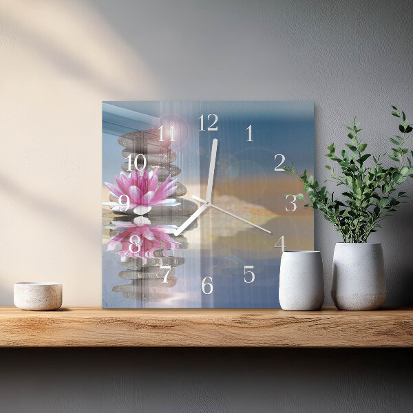 Orologio quadrato Pietre d'acqua