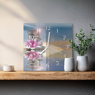 Orologio quadrato Pietre d'acqua