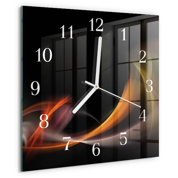Orologio quadrato Astrazione