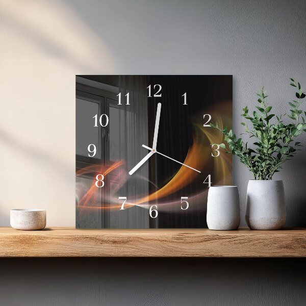 Orologio quadrato Astrazione