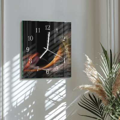 Orologio quadrato Astrazione