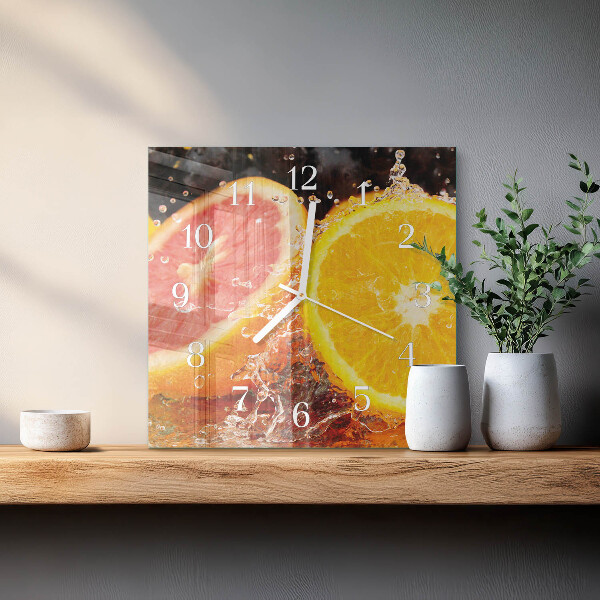Orologio quadrato Frutta
