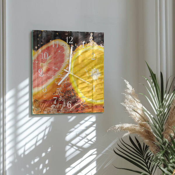 Orologio quadrato Frutta
