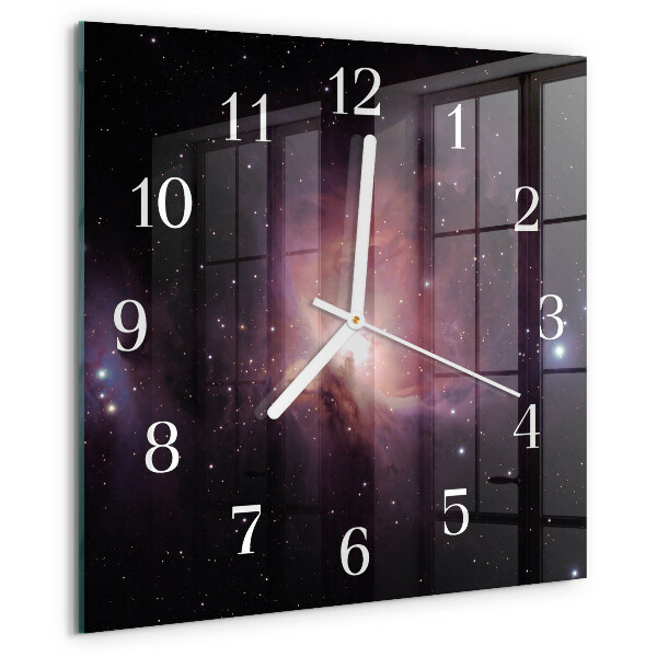 Orologio quadrato Spazio
