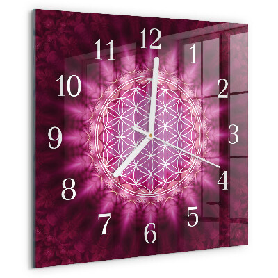 Orologio quadrato Astrazione