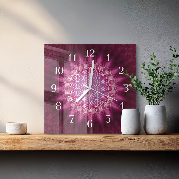 Orologio quadrato Astrazione
