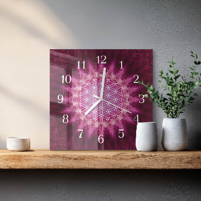 Orologio quadrato Astrazione