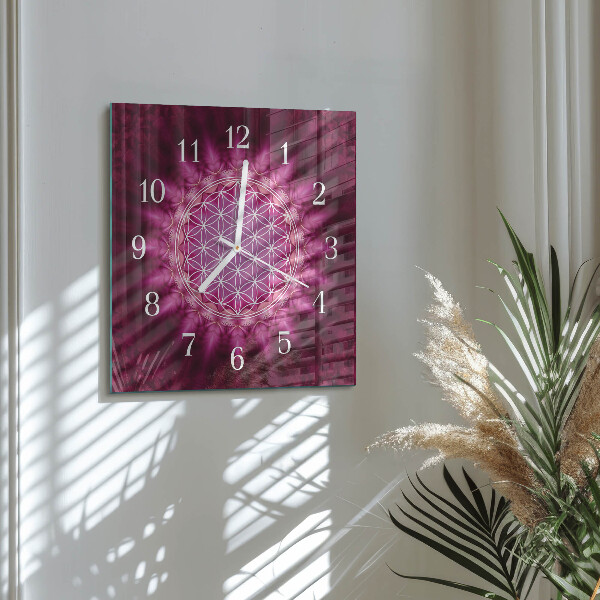 Orologio quadrato Astrazione