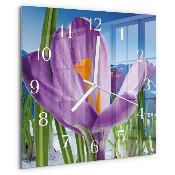 Orologio quadrato Primavera