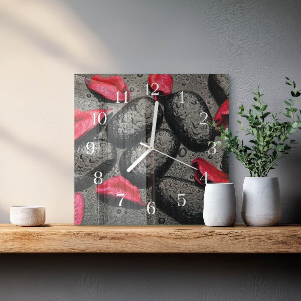 Orologio quadrato Pietre