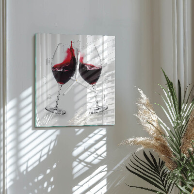 Orologio quadrato Vino