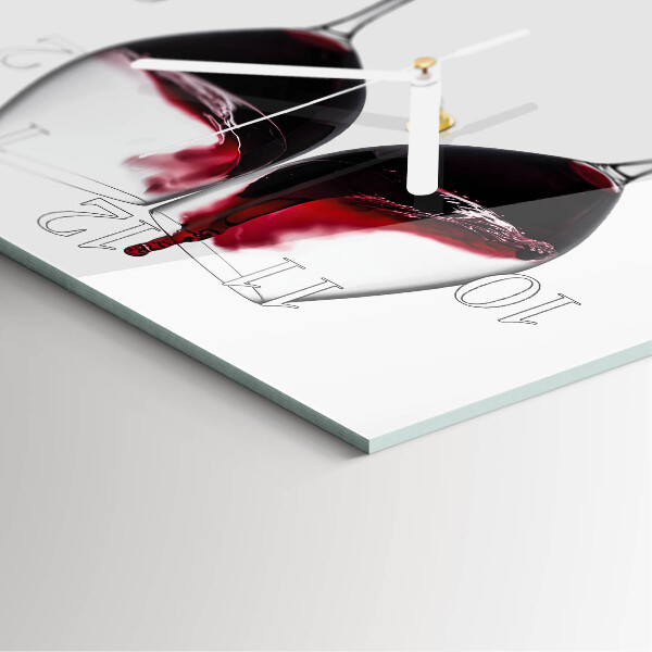 Orologio quadrato Vino