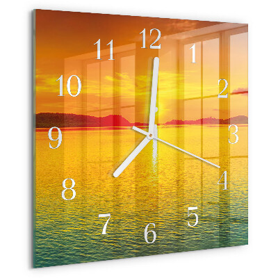 Orologio quadrato Tramonto