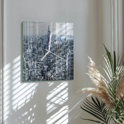 Orologio quadrato Città