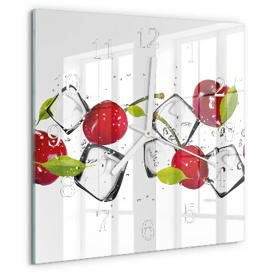 Orologio quadrato Gelato alla ciliegia