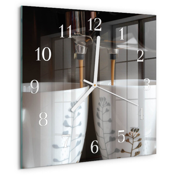 Orologio quadrato Macchina da caffè