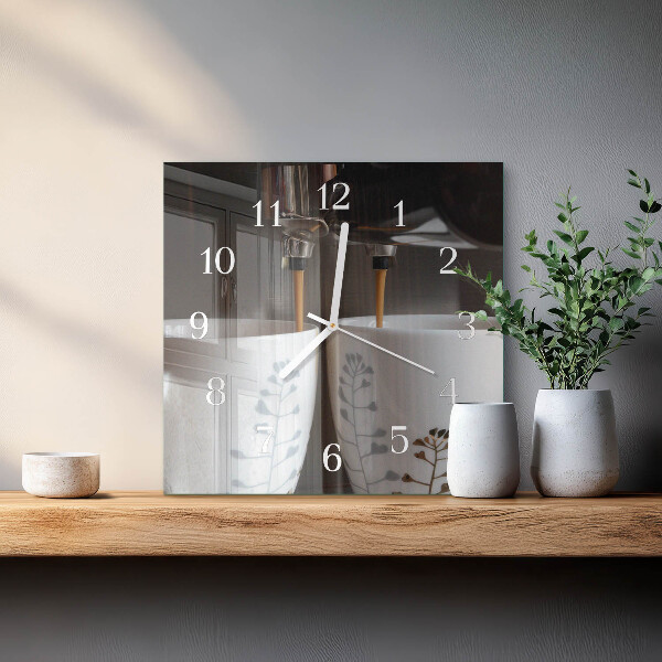 Orologio quadrato Macchina da caffè