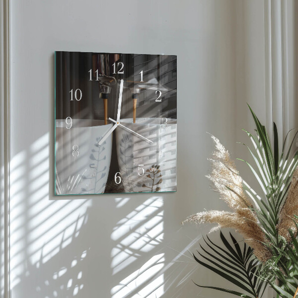 Orologio quadrato Macchina da caffè